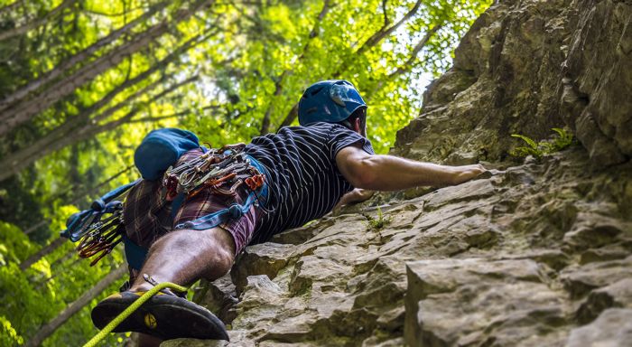 Man climbing